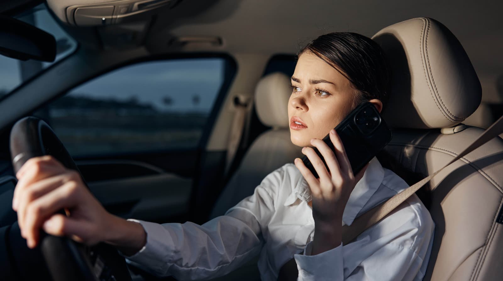 Police officer during a DUI traffic stop